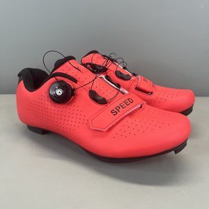 SPEED Road Cycling Shoes Professional Bike Sneakers Peloton Cleats 38 Size 7.5